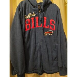 Buffalo Bills NFL G-III Sports by Carl Banks Full-Zip Fleece Hoodie - Men's XXL